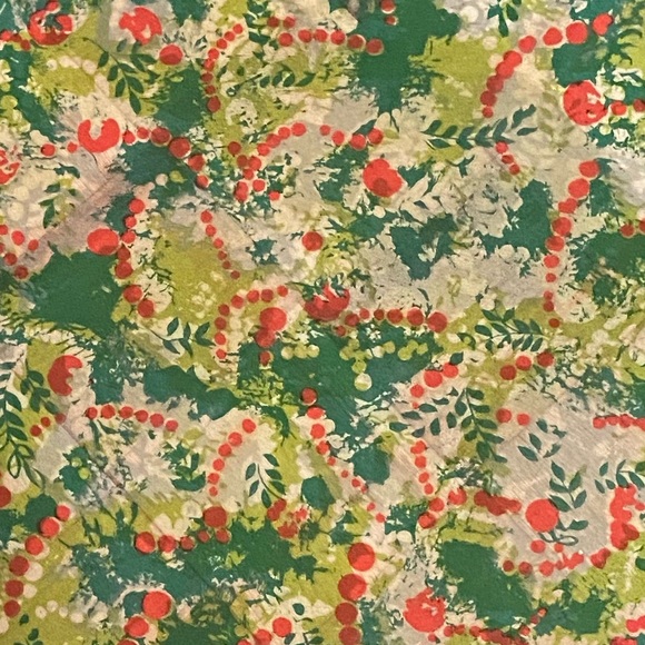 Large vintage MCM woven wood bowl platters in red and green 2 available - Picture 12 of 12